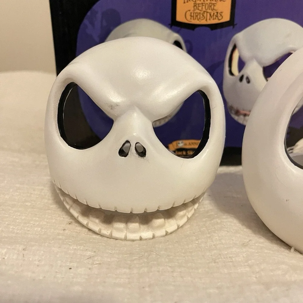 Nightmare Before Christmas 10th Anniversary Jack Skellington Votive Candle Set‎